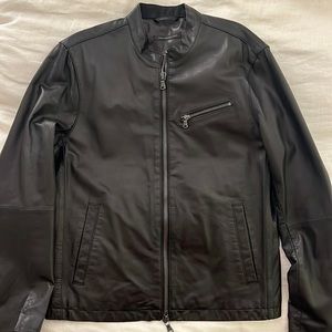 John Varvatos leather jacket